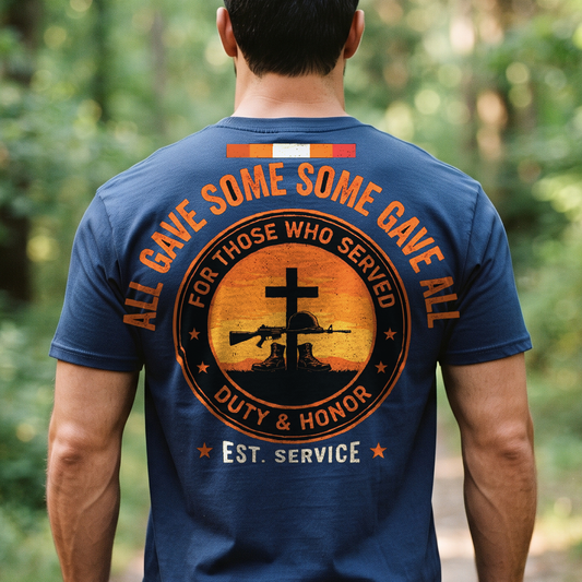 "All Gave Some Some Gave All" T-Shirt – Vietnam Veteran Memorial Patriotic Gift