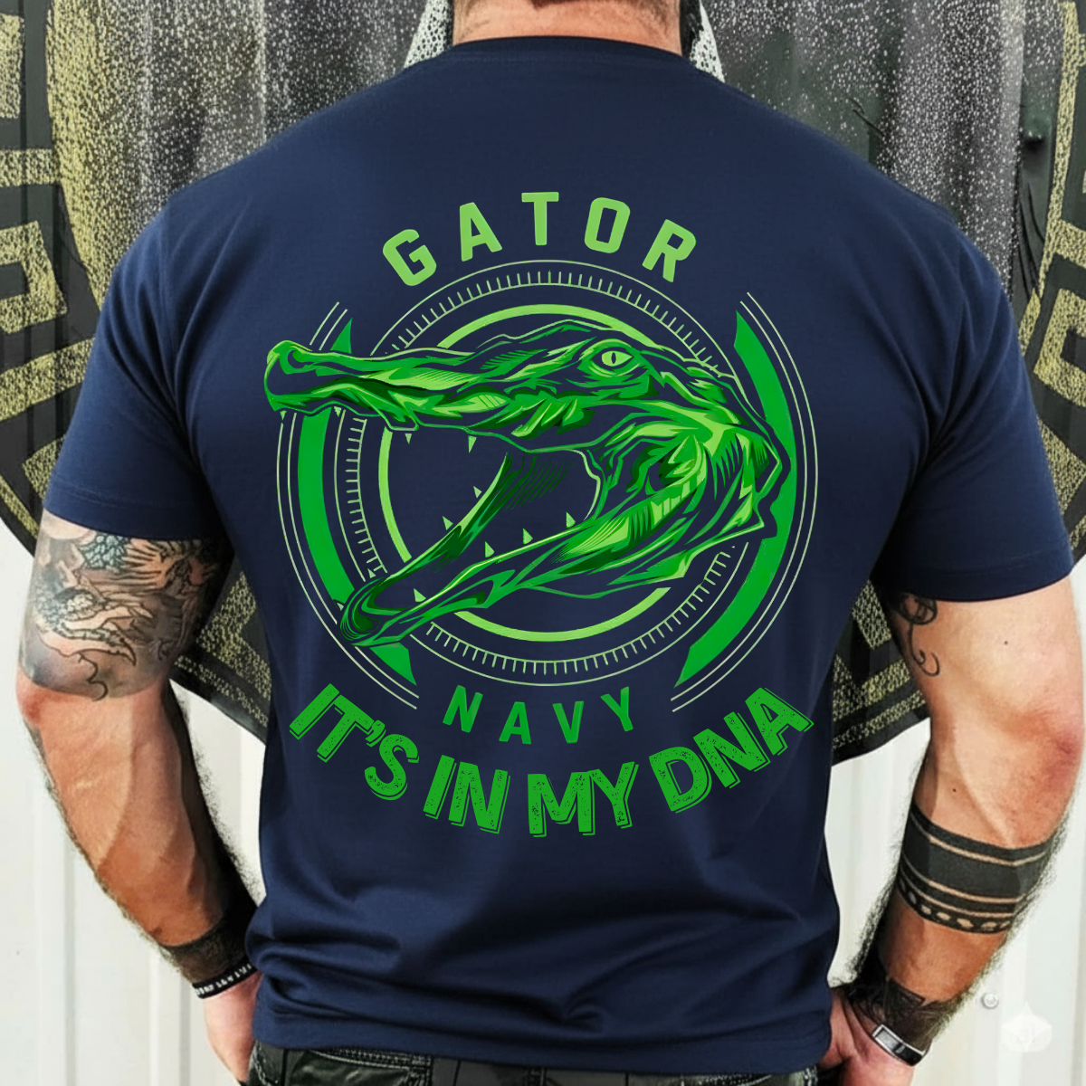 Gator Navy Shirt – It’s In My DNA – US Navy Alligator Pride Veteran Tee