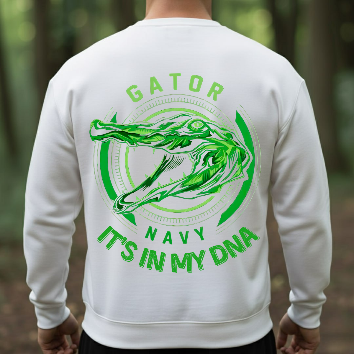 Gator Navy Shirt – It’s In My DNA – US Navy Alligator Pride Veteran Tee