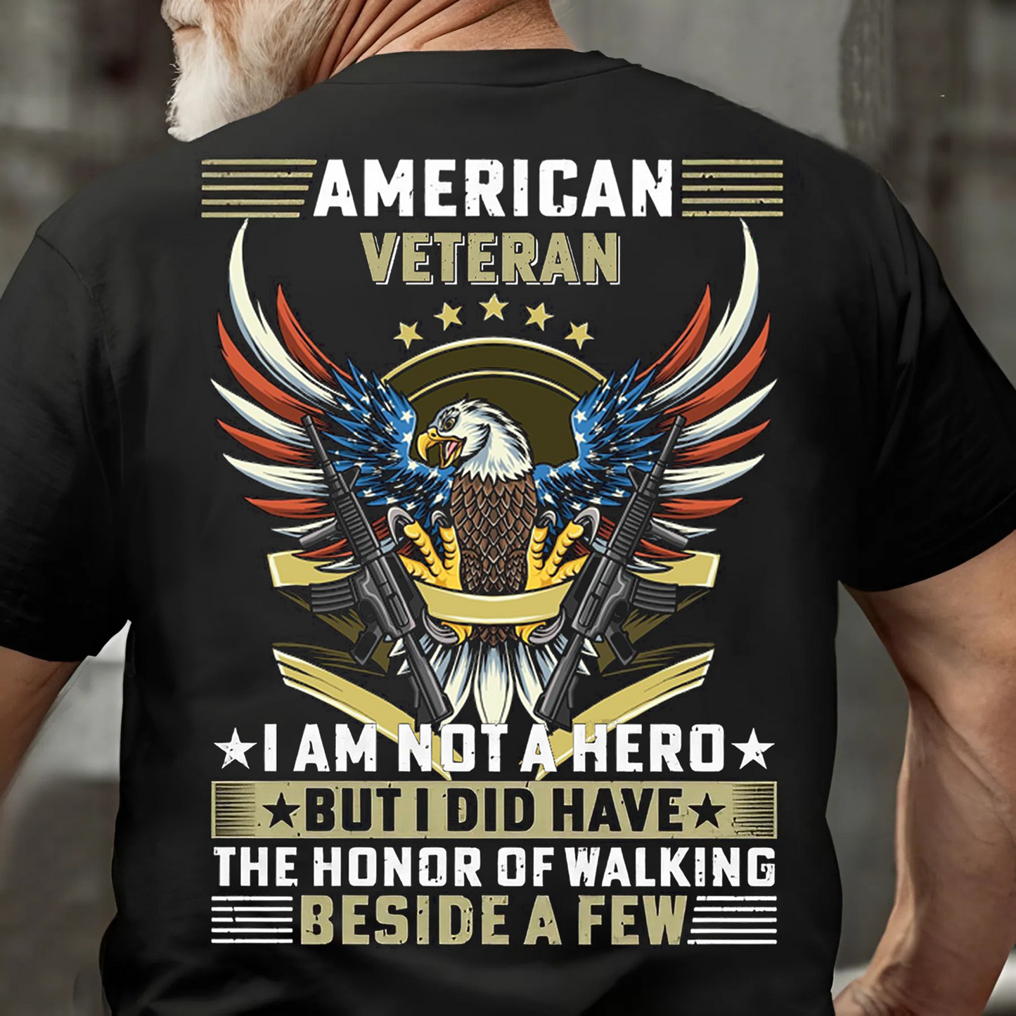 American Veteran Not a Hero, But Honored to Walk Beside Them