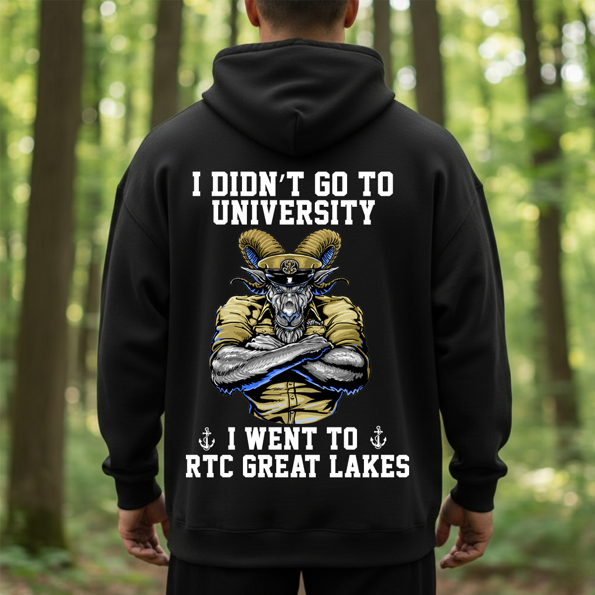I Didn’t Go to University I Went to RTC Great Lakes Shirt – Proud Sailor Veteran Design Hoodie, Sweatshirt for Veterans
