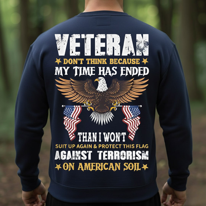 Veteran Eagle Shirt, Sweatshirt, Hoodie – Patriotic American Flag T-Shirt for Men, Proud Veteran Gift