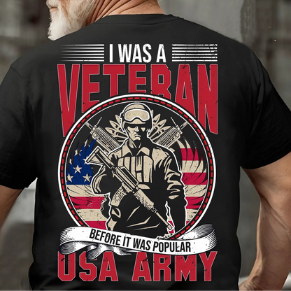 Proud Veteran Statement Tee – Honoring Service Before the Hype