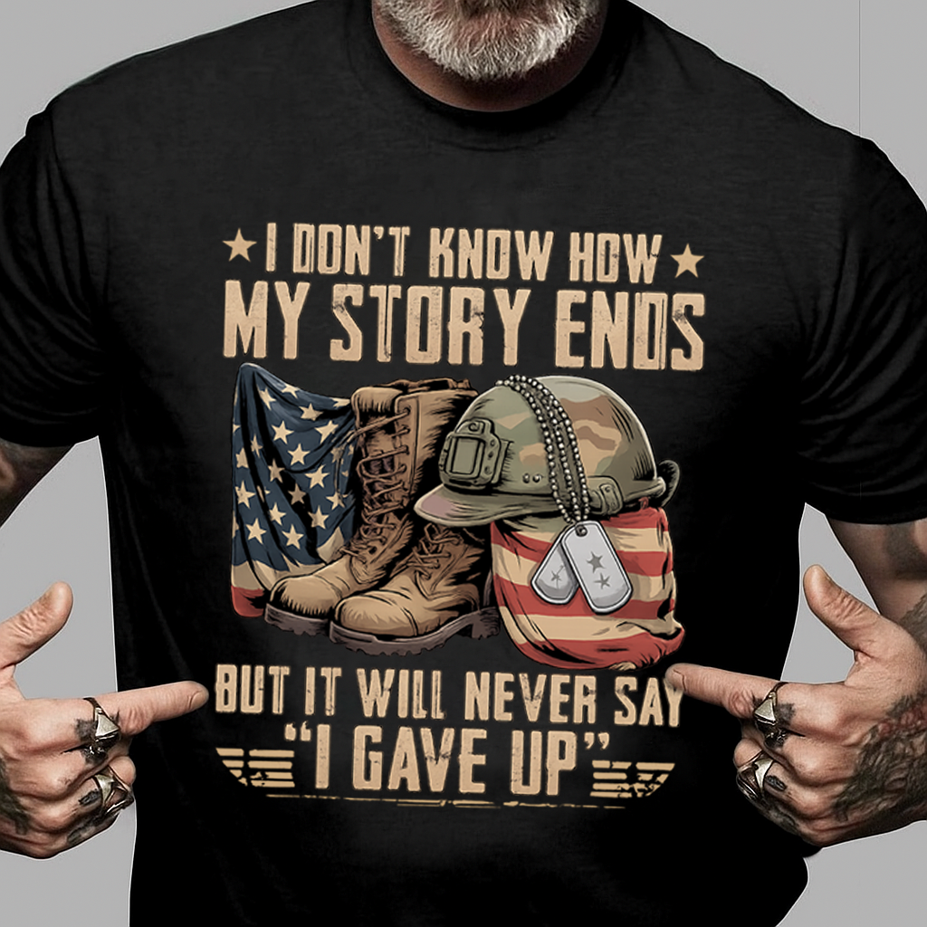 Never Gave Up – Veteran Spirit Tee