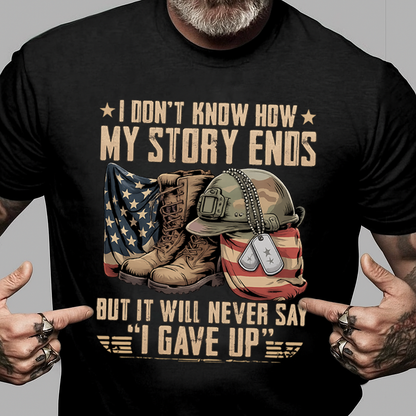 Never Gave Up – Veteran Spirit Tee