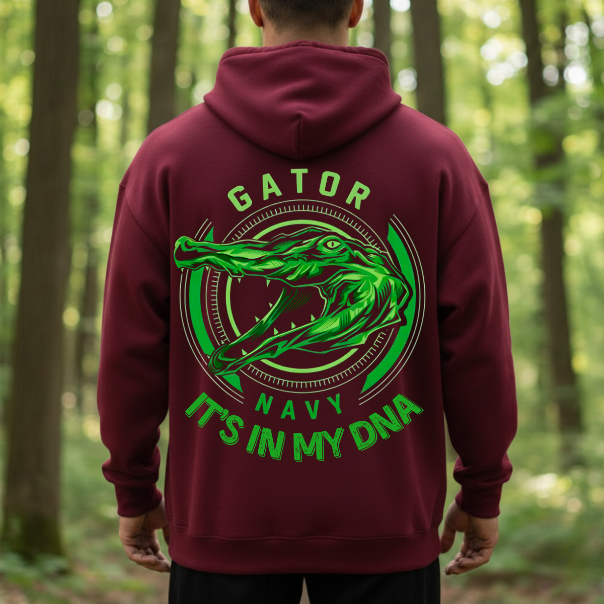 Gator Navy Shirt – It’s In My DNA – US Navy Alligator Pride Veteran Tee