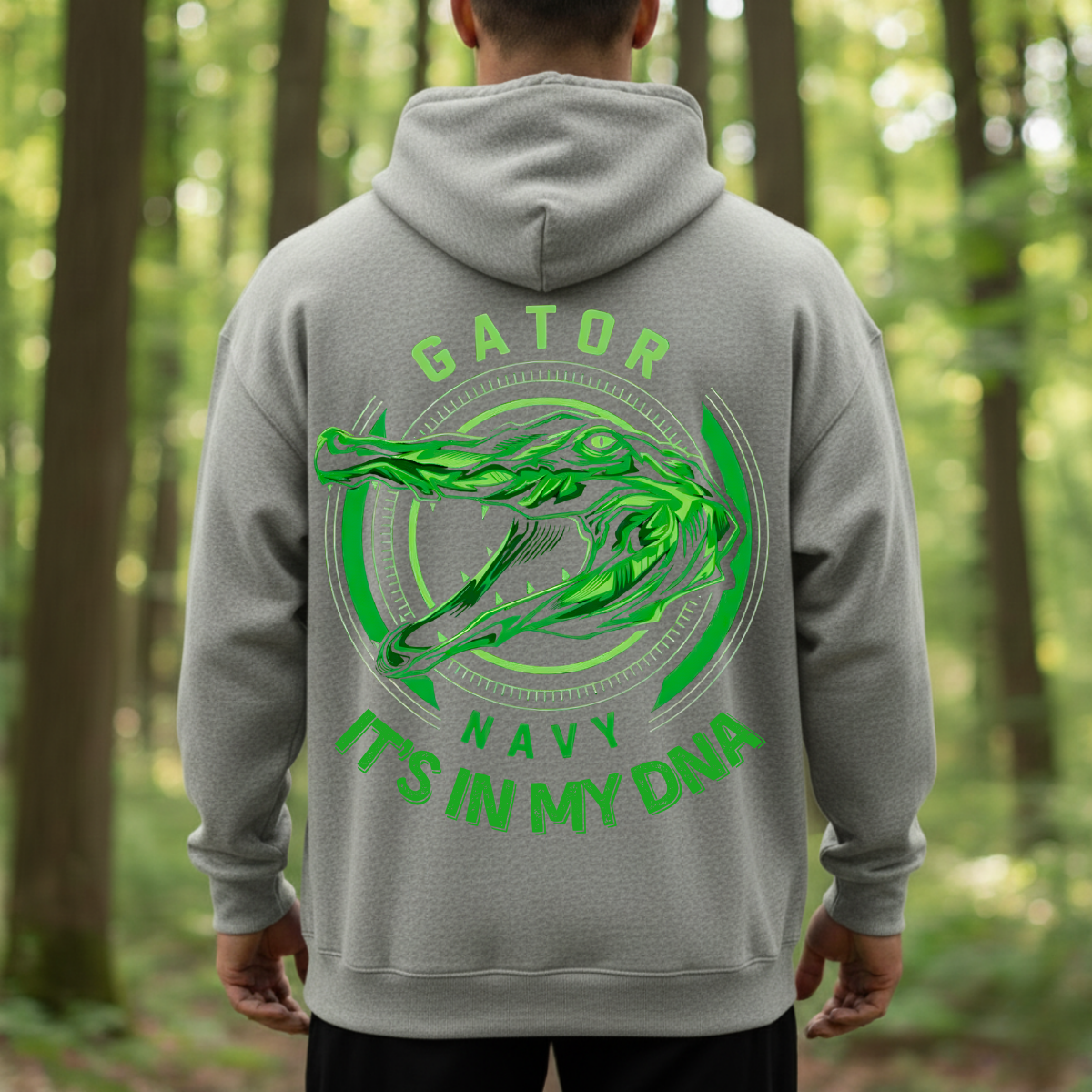 Gator Navy Shirt – It’s In My DNA – US Navy Alligator Pride Veteran Tee