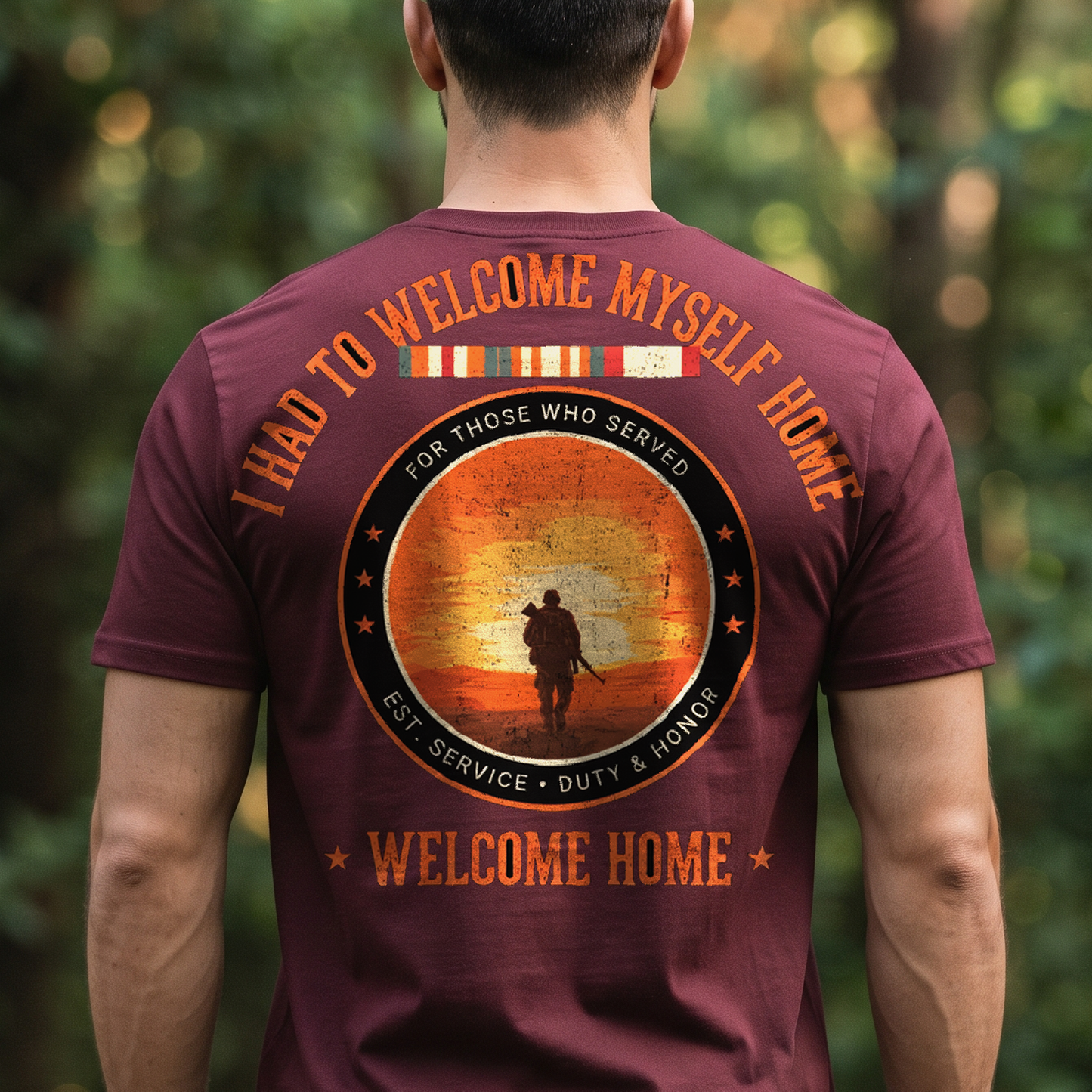 "I Had To Welcome Myself Home" T-Shirt – Vietnam Veteran Memorial Patriotic Gift