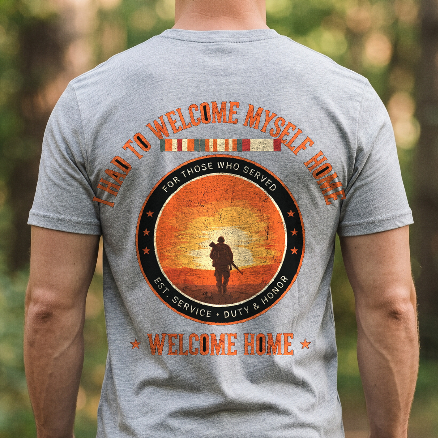 "I Had To Welcome Myself Home" T-Shirt – Vietnam Veteran Memorial Patriotic Gift