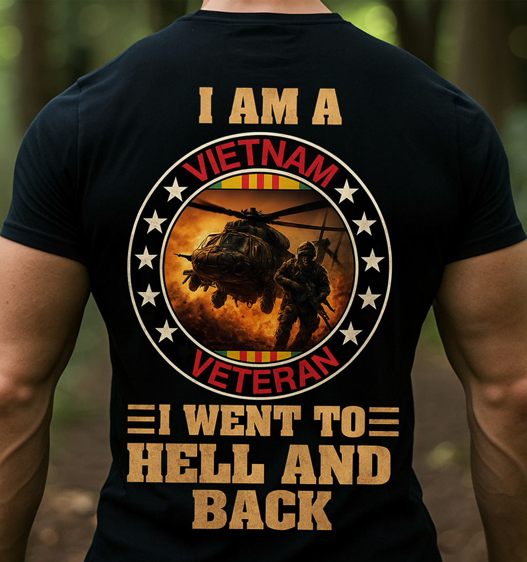 Vietnam Veteran Shirt – A Tribute to Fathers and Brave Men Who Fought and Returned Gift For Men's and Husband