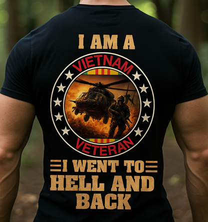 Vietnam Veteran Shirt – A Tribute to Fathers and Brave Men Who Fought and Returned Gift For Men's and Husband