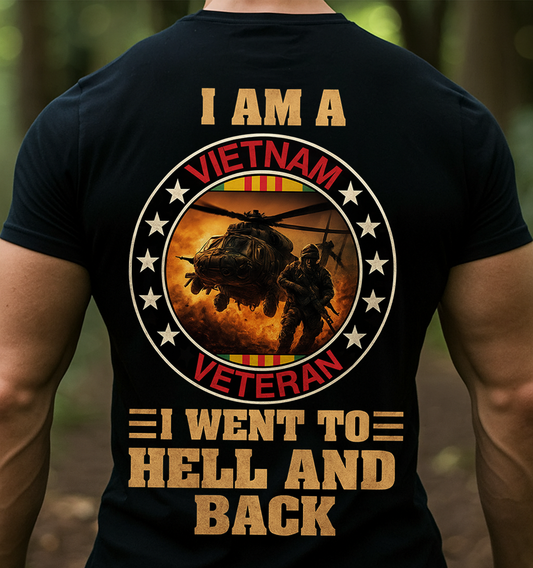 Vietnam Veteran Shirt – A Tribute to Fathers and Brave Men Who Fought and Returned Gift For Men's and Husband