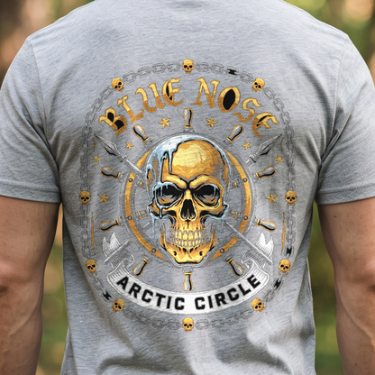 "Blue Nose - Arctic Circle" T-Shirt – Navy Tradition Skull Anchor Gift for Veterans Day