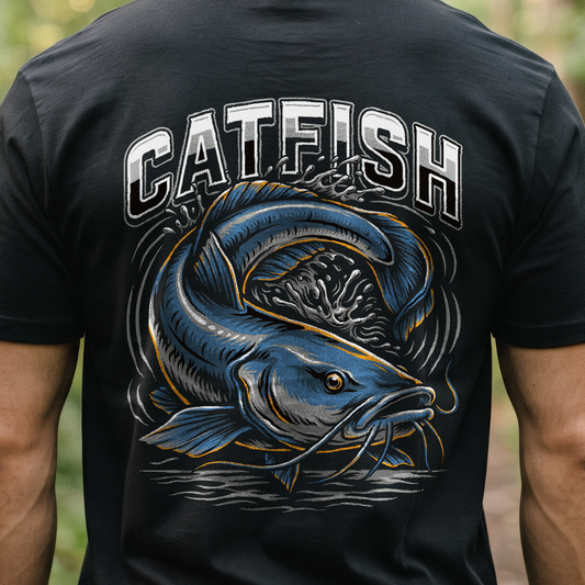 "Catfish" T-Shirt – Fishing Angler Outdoor Gift for Fishermen
