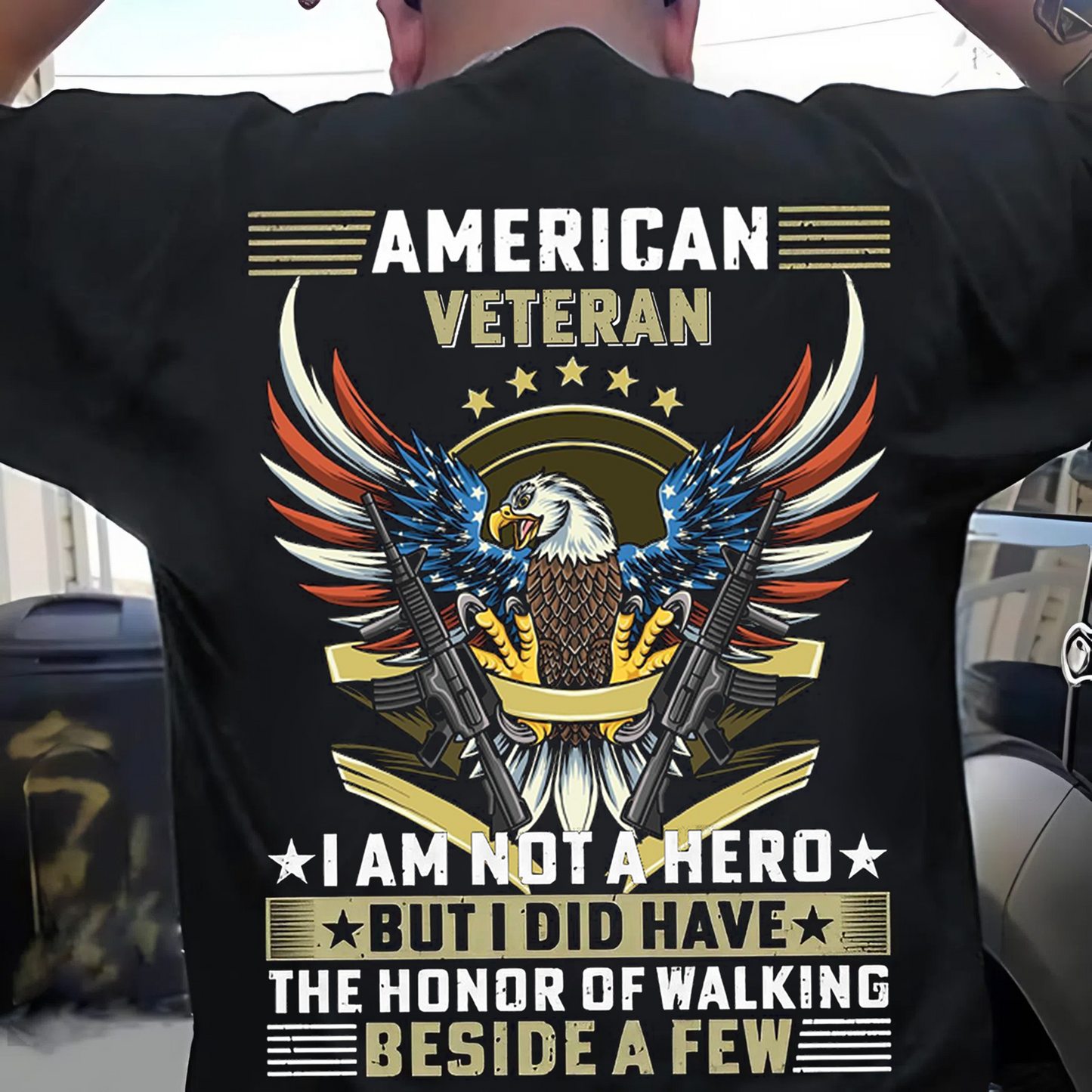 American Veteran Not a Hero, But Honored to Walk Beside Them