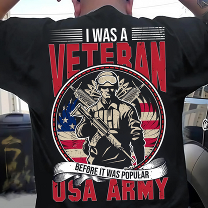 Proud Veteran Statement Tee – Honoring Service Before the Hype