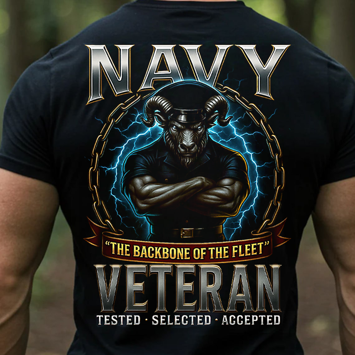 Proud Navy Veteran T-Shirt, Sweatshirt, Hoodie – Tested, Selected, Accepted Military Pride Gift