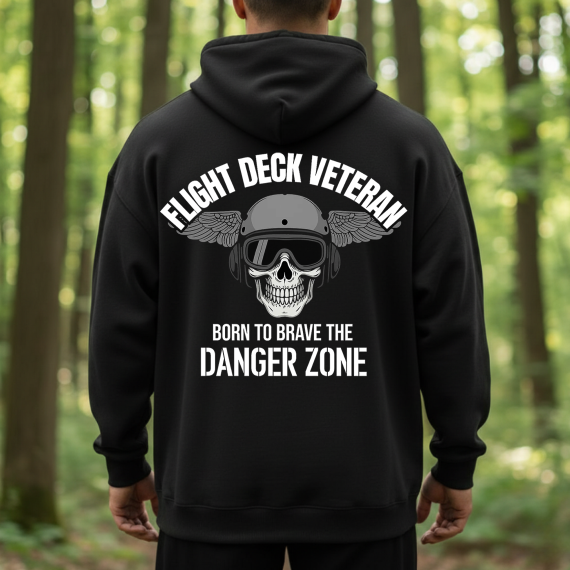 Flight Deck Veteran Shirt, Sweatshirt, Hoodie – Born to Brave the Danger Zone Navy Veteran Tee
