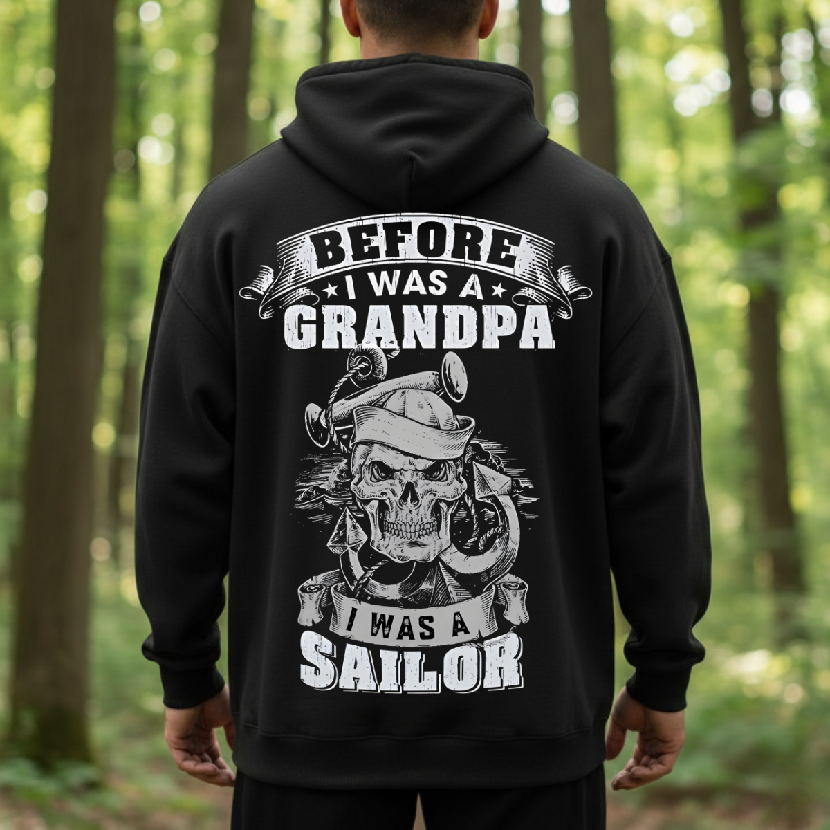 Proud Navy Grandpa Tee – Before I Was A Grandpa, I Was A Sailor