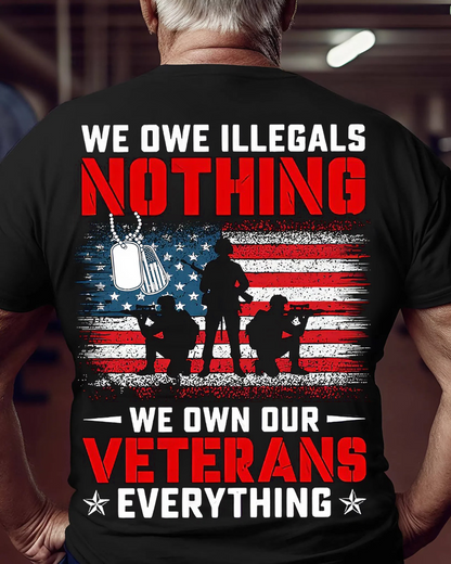 Veteran Loyalty We Owe Illegals Nothing, We Own Our Veterans Everything