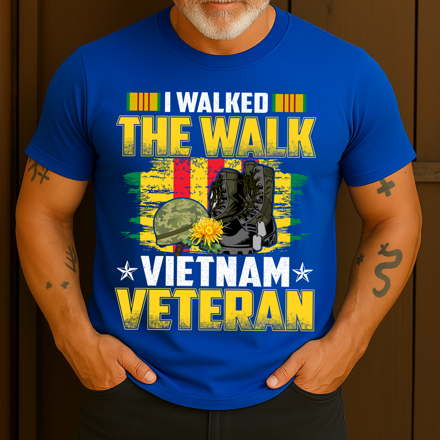 I Walked The Walk Vietnam Veteran T-Shirt