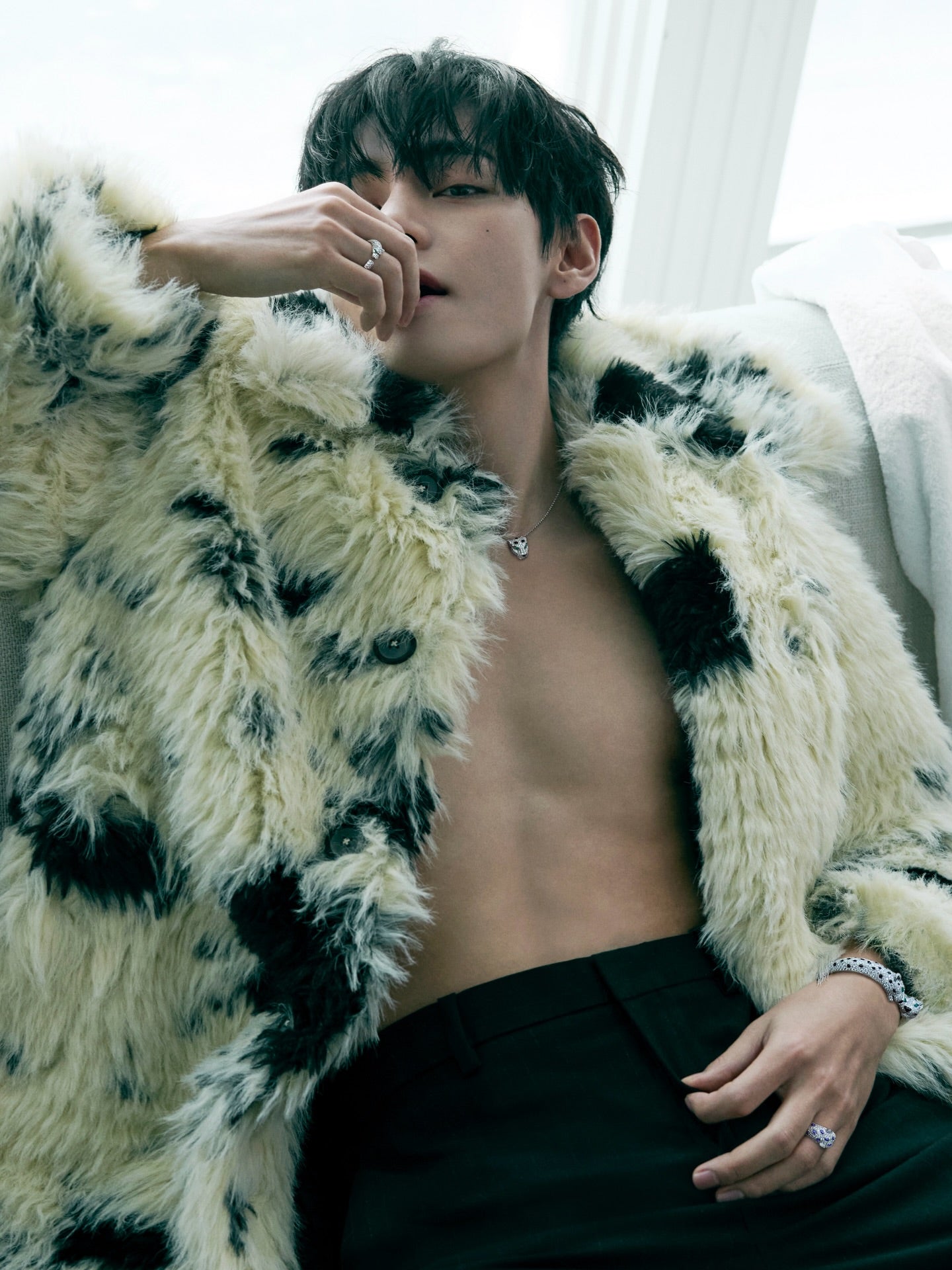 V (BTS) Kim Taehyung Wall Art Poster - Aesthetic Kpop Room Decor - Unframed Matte Print