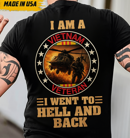 Vietnam Veteran Shirt – A Tribute to Fathers and Brave Men Who Fought and Returned Gift For Men's and Husband