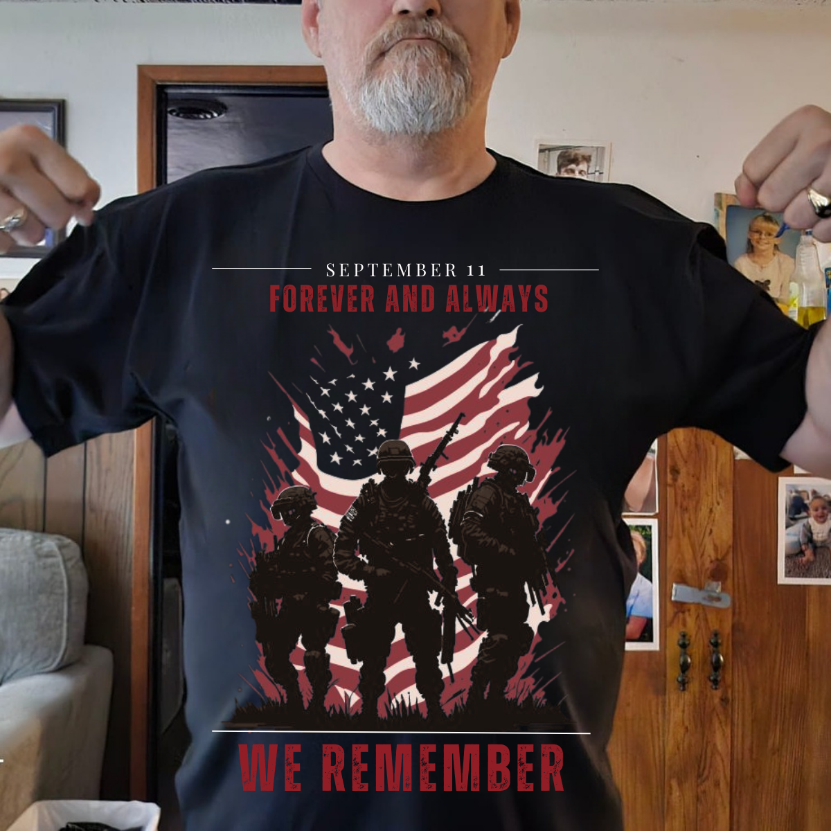 Memorial Tribute T-Shirt – Forever and Always We Remember