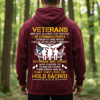 Veterans Hold Sacred Shirt, Sweatshirt, Hoodie – Military Soldier T-Shirt, Honor and Sacrifice Patriotic Tee