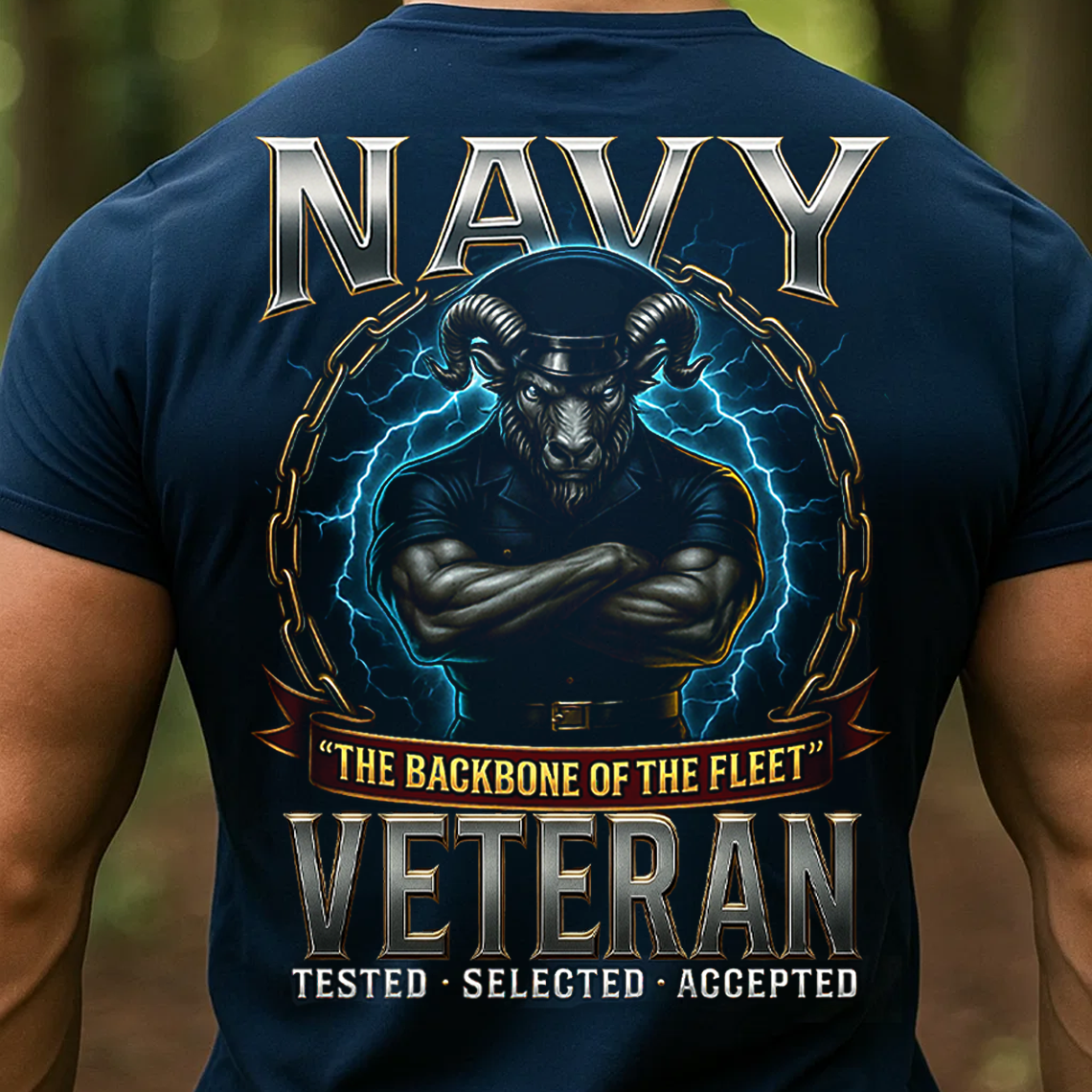 Proud Navy Veteran T-Shirt, Sweatshirt, Hoodie – Tested, Selected, Accepted Military Pride Gift