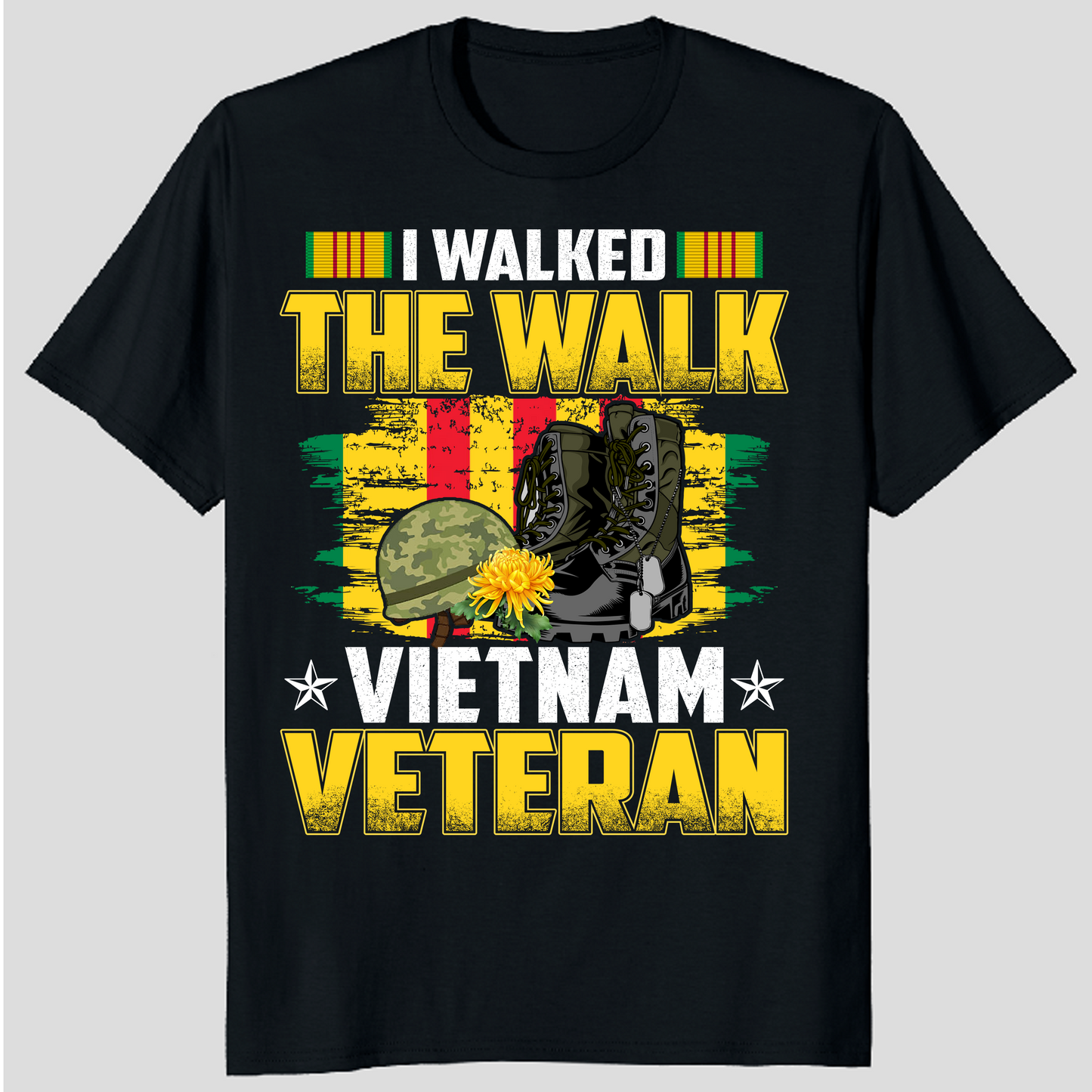 I Walked The Walk Vietnam Veteran T-Shirt