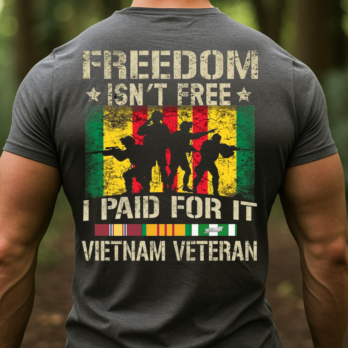 Freedom Isn’t Free Vietnam Veteran Shirt, Sweatshirt, Hoodie – I Paid For It Military Pride Tee, Patriotic Soldier T-Shirt for Veterans Day