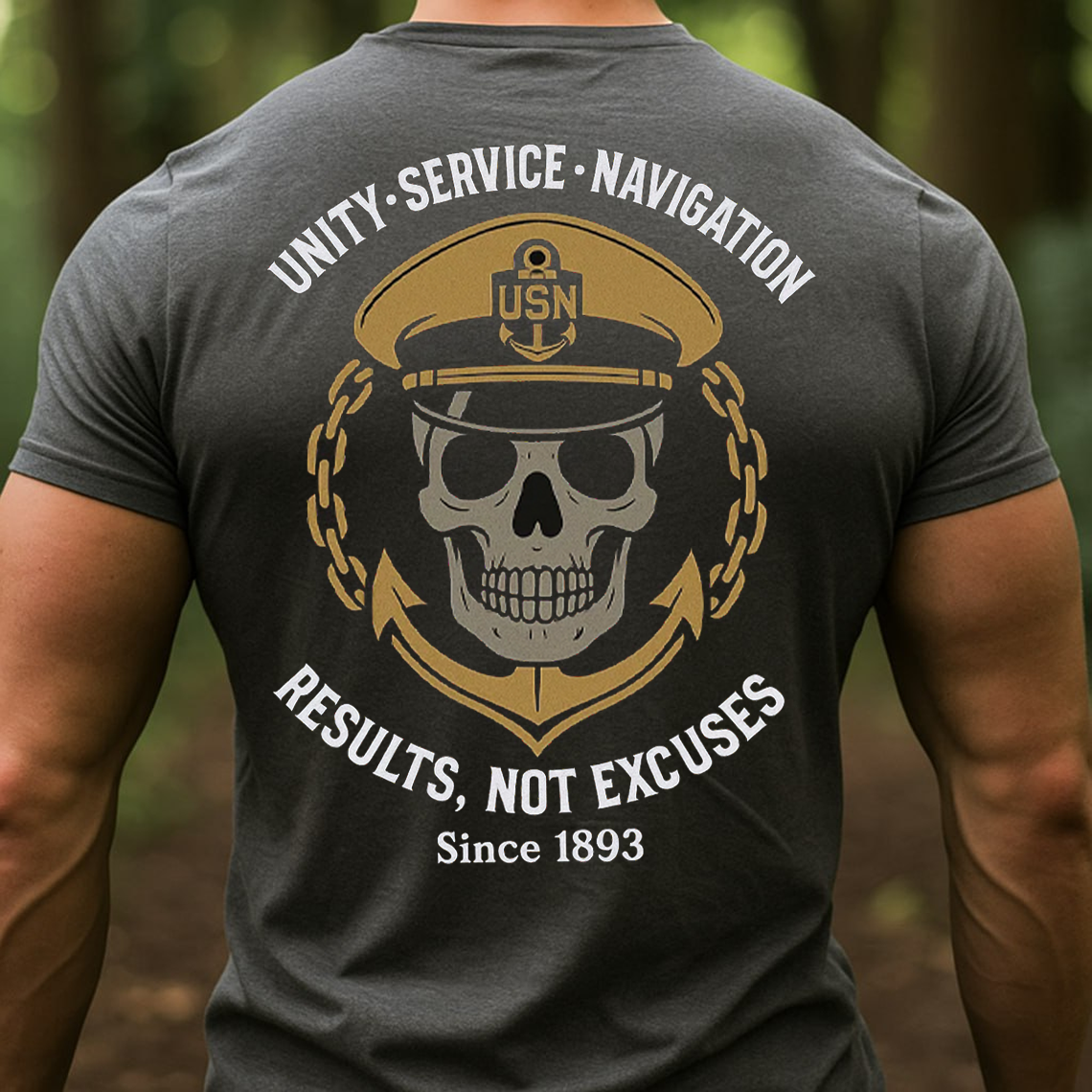 US Navy Chief Veteran T-Shirt, Sweatshirt, Hoodie – Unity Service Navigation Since 1893 Military Pride Patriotic Tee