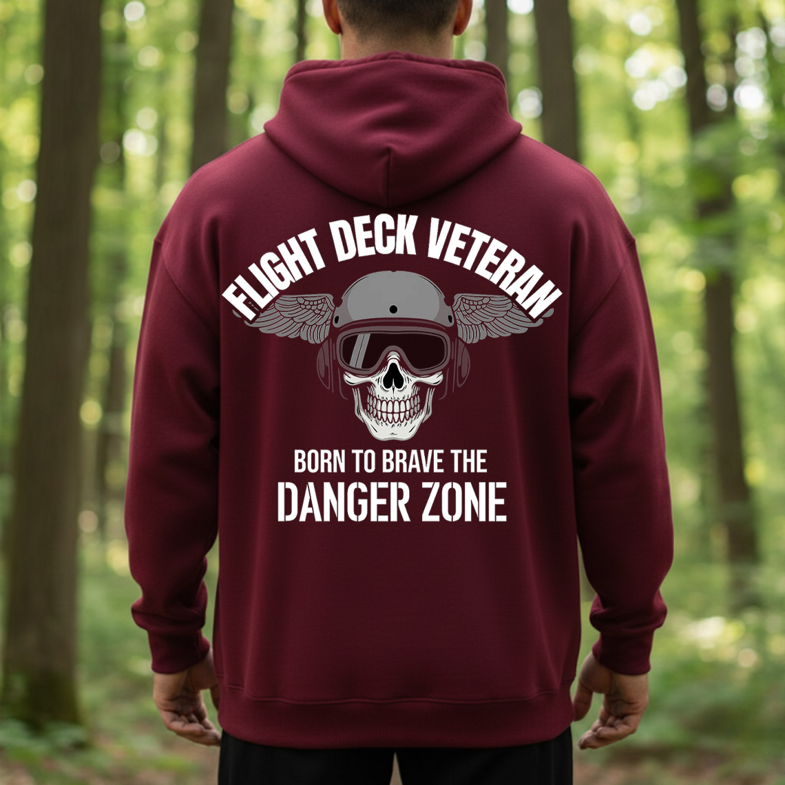 Flight Deck Veteran Shirt, Sweatshirt, Hoodie – Born to Brave the Danger Zone Navy Veteran Tee