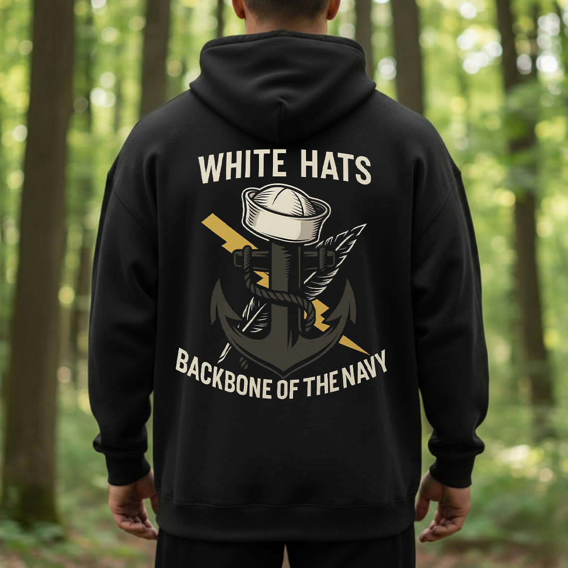 Navy Veteran White Hats Shirt, Sweatshirt, Hoodie – Backbone of the Navy Sailor Tee
