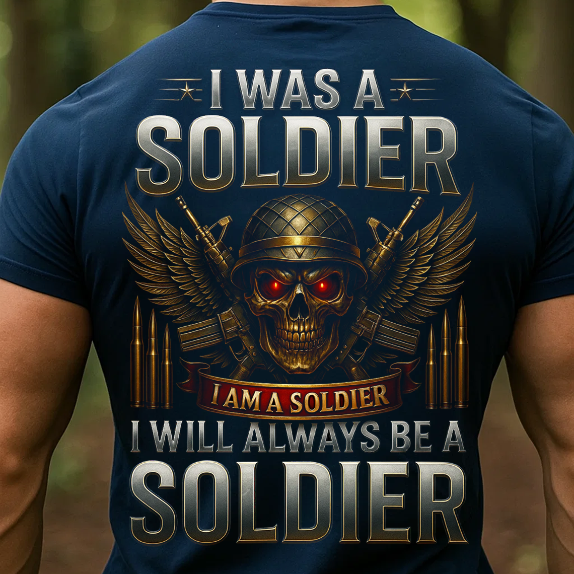 I Was A Soldier I Will Always Be A Soldier T-Shirt, Sweatshirt, Hoodie – US Army Veteran Military Pride Skull Warrior Tee