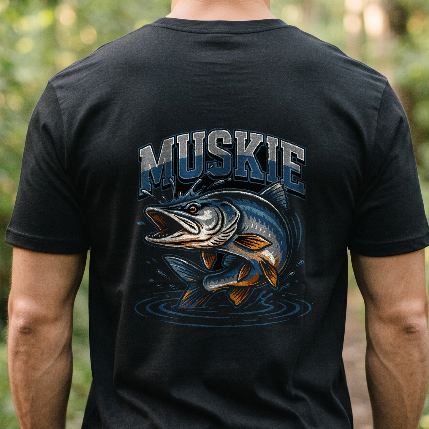 "Muskie" T-Shirt – Fishing Angler Outdoor Gift for Fishermen