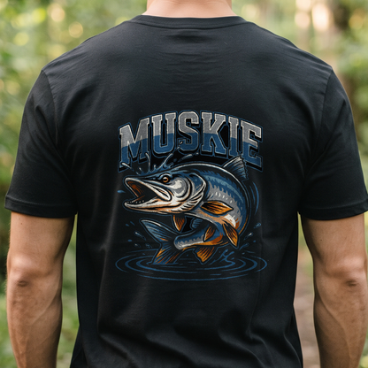 "Muskie" T-Shirt – Fishing Angler Outdoor Gift for Fishermen