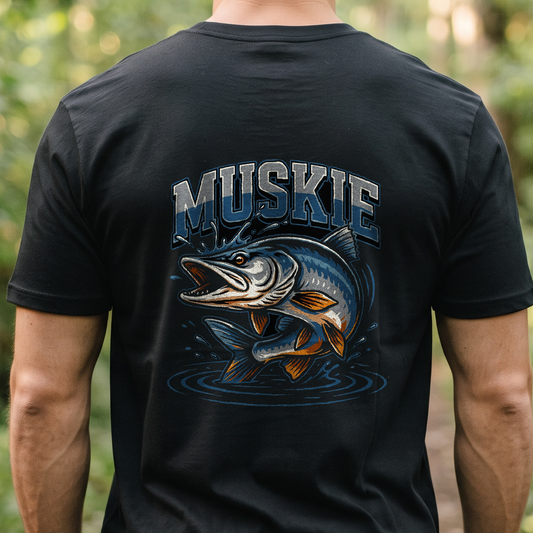 "Muskie" T-Shirt – Fishing Angler Outdoor Gift for Fishermen
