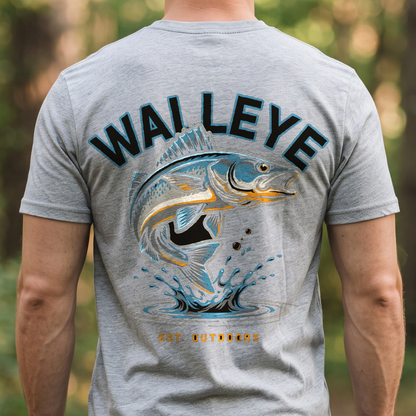 "Walleye" T-Shirt – Fishing Angler Outdoor Gift for Fishermen