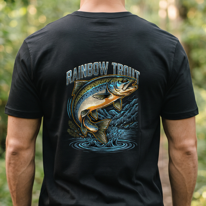 "Rainbow Trout" T-Shirt – Fishing Angler Outdoor Gift for Fishermen