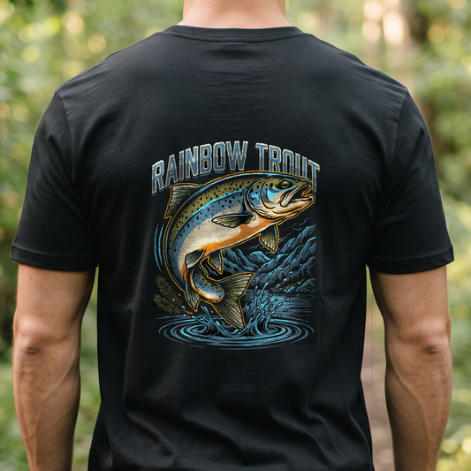 "Rainbow Trout" T-Shirt – Fishing Angler Outdoor Gift for Fishermen