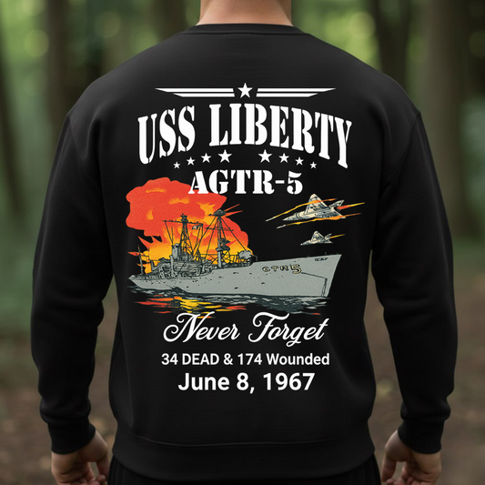1967 Naval Incident Tribute Shirt, Never Forget Memorial Sweatshirt, Historical Veteran Remembrance Gift