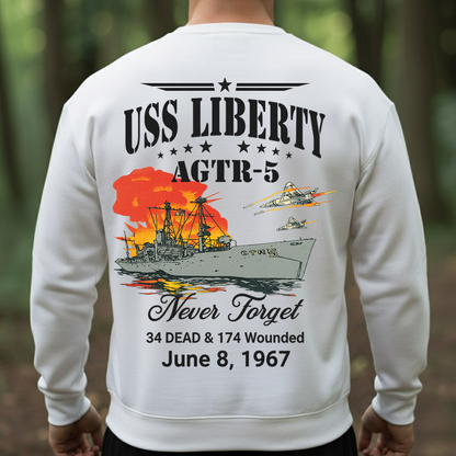 1967 Naval Incident Tribute Shirt, Never Forget Memorial Sweatshirt, Historical Veteran Remembrance Gift