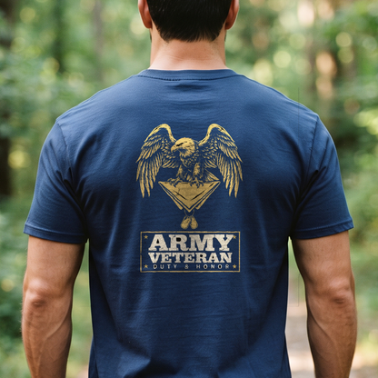 "Army Veteran" T-Shirt – Patriotic Military Veteran Pride Gift for Veterans Day