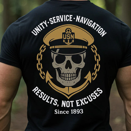 US Navy Chief Veteran T-Shirt, Sweatshirt, Hoodie – Unity Service Navigation Since 1893 Military Pride Patriotic Tee