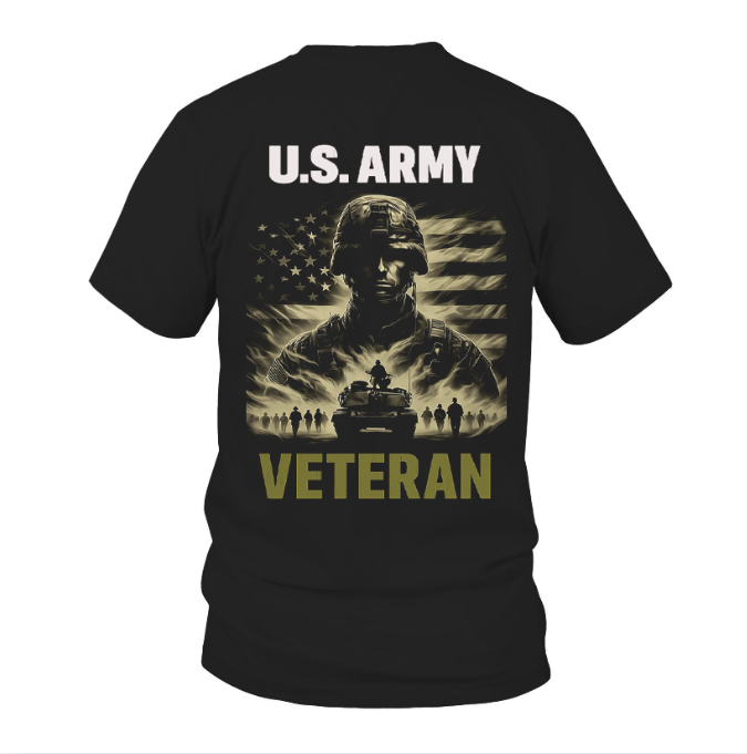 U.S. Army Veteran Pride, Military Veteran Shirt, Patriotic Soldier Tee, Veterans Day Gift