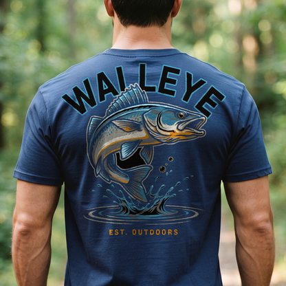"Walleye" T-Shirt – Fishing Angler Outdoor Gift for Fishermen