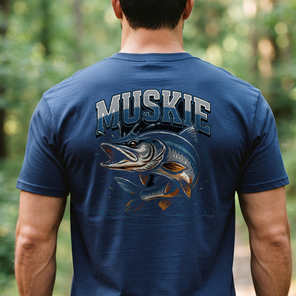 "Muskie" T-Shirt – Fishing Angler Outdoor Gift for Fishermen