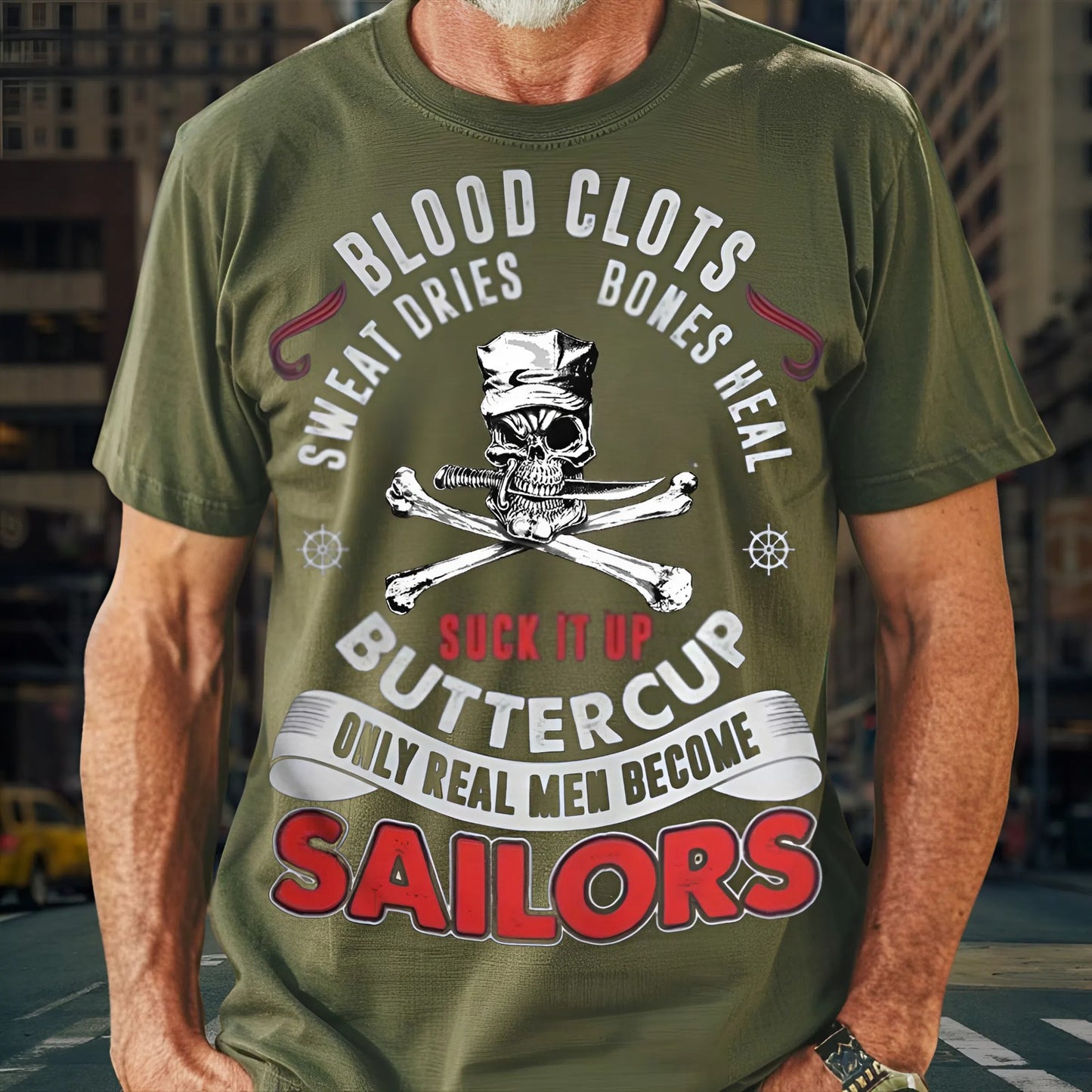 U.S Veteran Shirt - Only Real Men Became Sailor - Proud Sailor